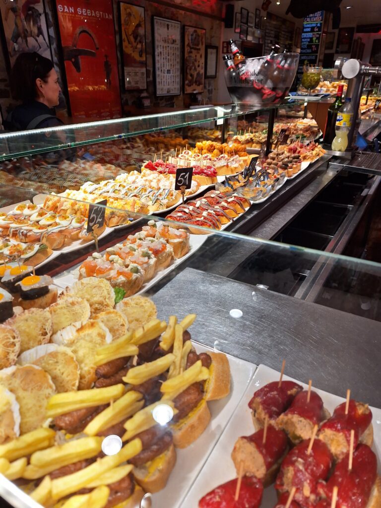 Pintxos in San Sebastian, Spain