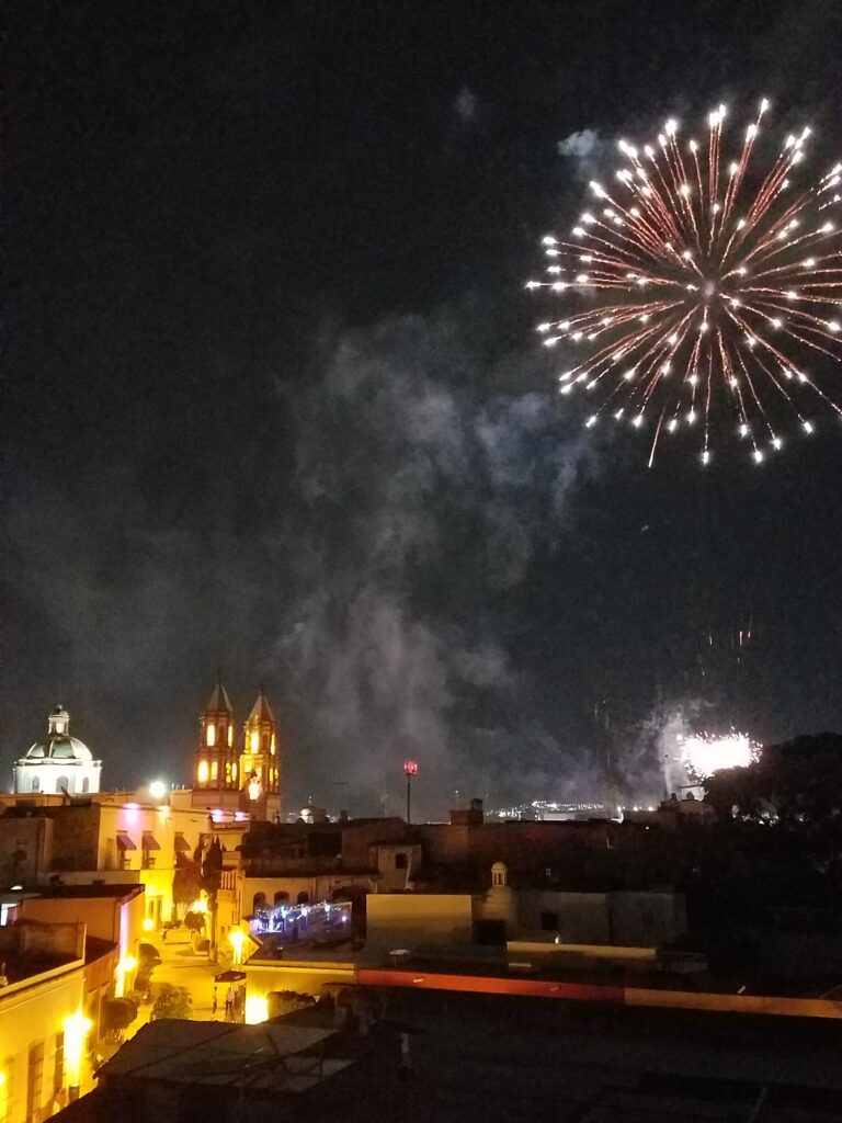 Fireworks in Queretaro, Mexico