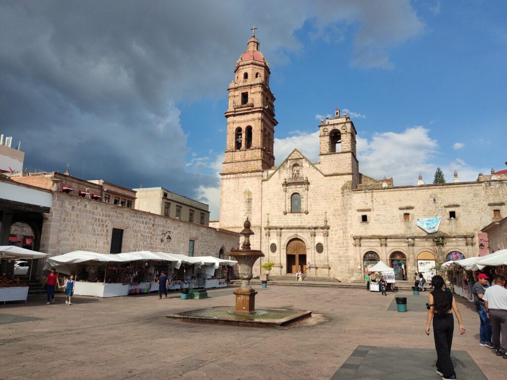 Rectoría de San Agustín in Plaza se San Augustin, Morelia, Mexico