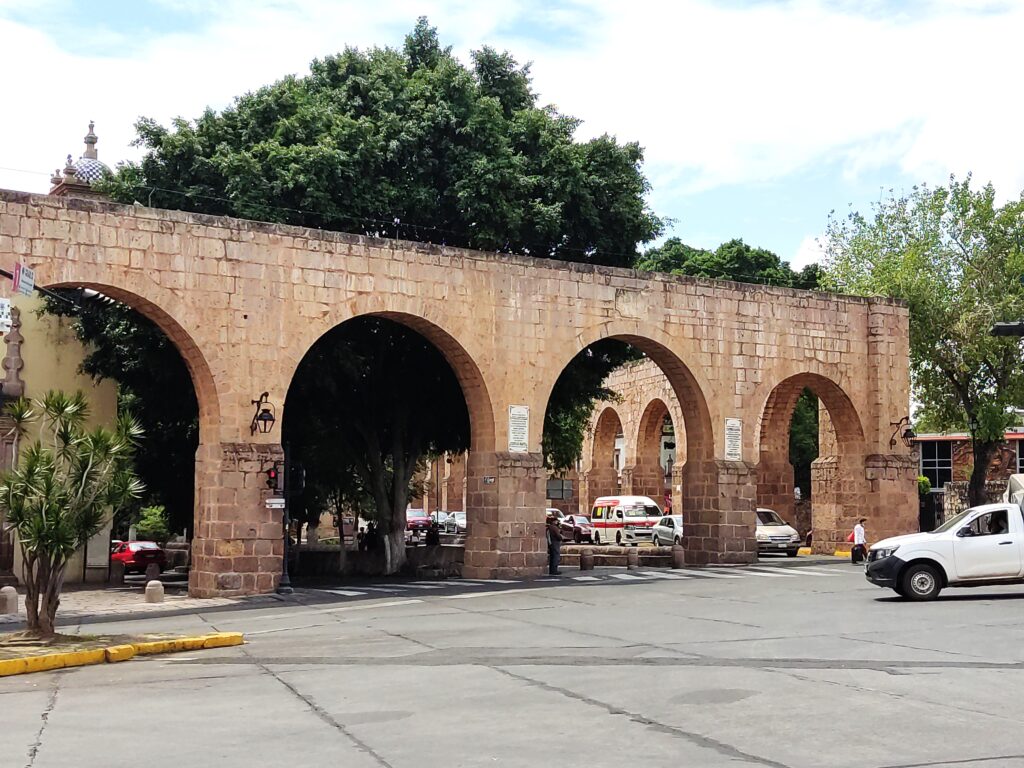 Aqueduct in Morelia, Mexico