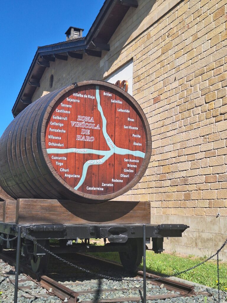 Barrel map Haro, Spain