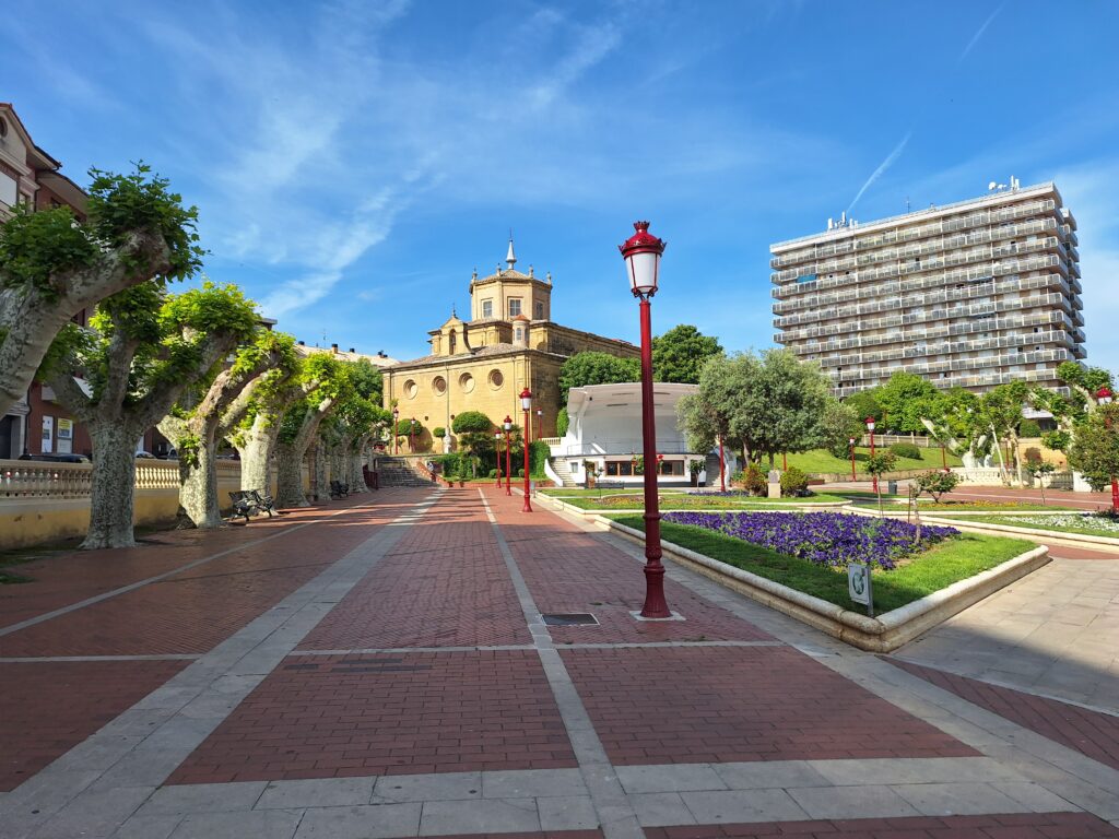 Church and Plaza de Francos, Haro, Spain