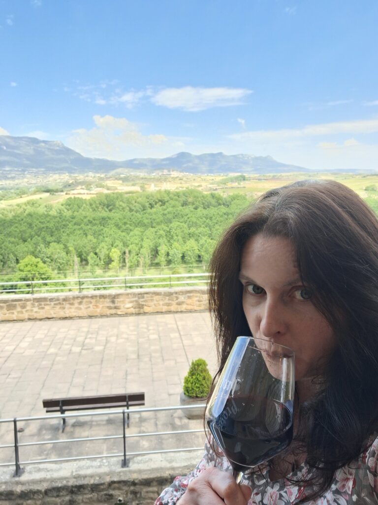 Wine tasting in Haro, Spain apartment view