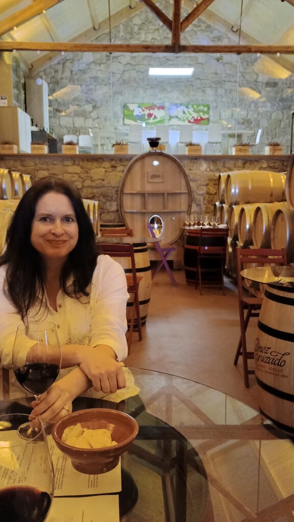 Wine tasting in Haro, Spain at Gomez Cruzado