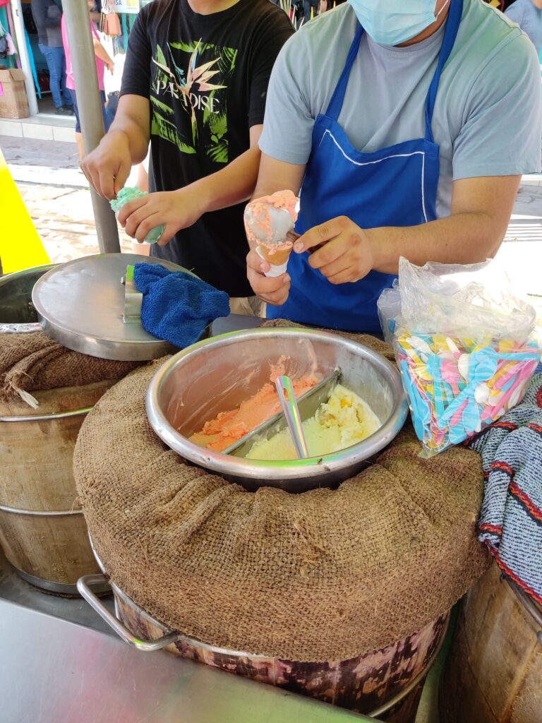 Artisanal ice cream Mexico