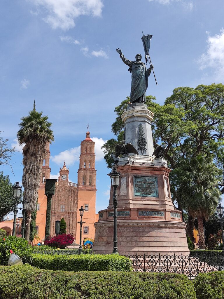 Statue of Father Hidalgo in Dolores Hidalgo