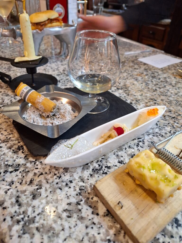 Creative tapas at Los Zagales in Valladolid, Spain